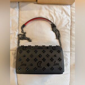 Christian Louboutin Paloma Black Studded Women's Bag